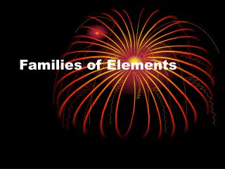 Families of Elements