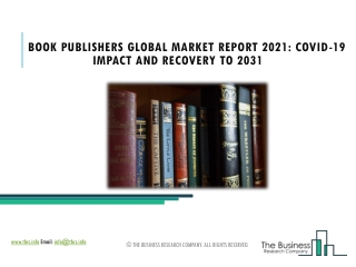 Book Publishers Market Overview, Leading Company Analysis Forecast To 2025