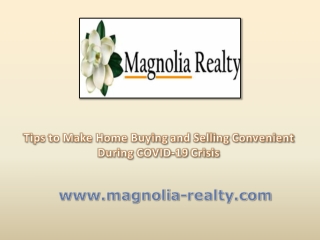 Tips to Make Home Buying and Selling Convenient During COVID-19 Crisis