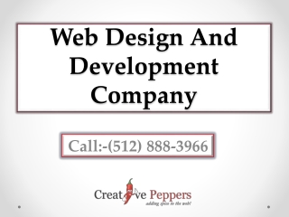 Web Design And Development Company