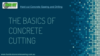 The Basics of Concrete Cutting in Wollongong | Hard cut