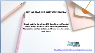 Top IAS Coaching in Mumbai