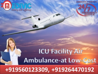 Get India No-1 Air Ambulance Services in Patna with Doctor Facility