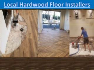 Local Hardwood Floor Installers