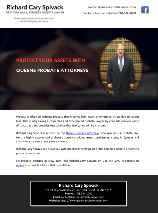 PROTECT YOUR ASSETS WITH QUEENS PROBATE ATTORNEYS