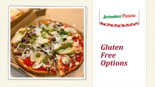 Gluten Free Options