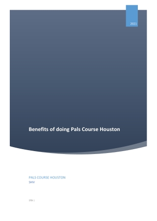 Pals course Houston - STBI