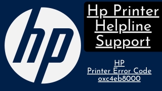 HP Printer Error Code oxc4eb8000 || How to Fix HP Printer Error oxc4eb8000