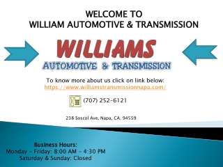 Transmission and Auto Repair Napa