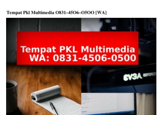 Tempat Pkl Multimedia 0831.4506.0500{WA}