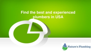 Find the best and experienced plumbers in USA