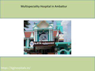 multispeciality hospital in ambattur