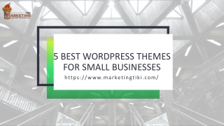 5 Best WordPress Themes for Small Businesses