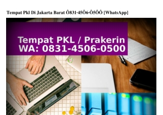 Tempat Pkl Di Jakarta Barat Ö831-45Ö6-Ö5ÖÖ (WA)