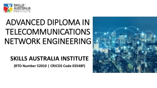 Study networking and telecommunications courses in Australia