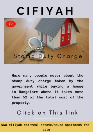 Stamp Duty and Registration Charge while buying a house in Bangalore?