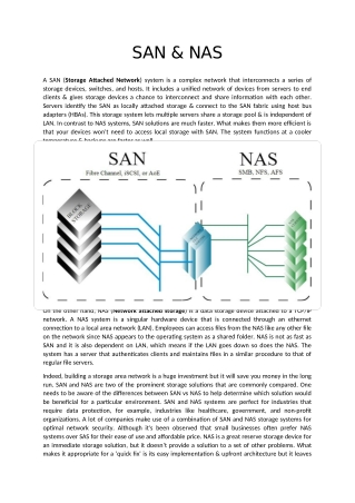 SAN & NAS
