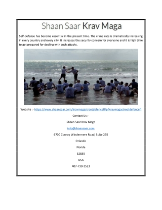 Florida Krav Maga | Shaansaar.com