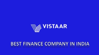 Vistaar Finance Online Presentations Channel