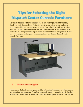 Tips for Selecting the Best Security Console - Workstations-USA