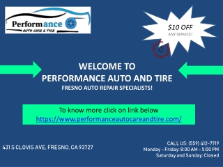 Performance Auto Care and Tire