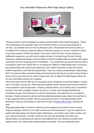 VeryaffordableResponsiveWebPageDesignGalway862