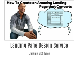 Landing Page Design - Jeremy McGilvrey