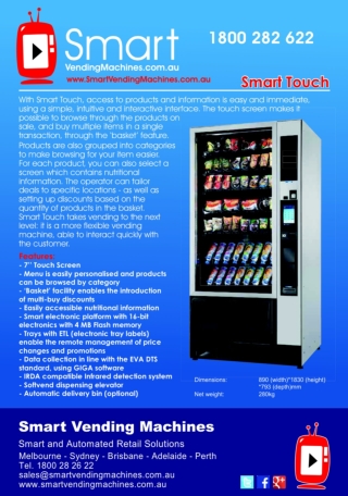Generate More Revenue with Smart Vending Machines
