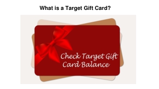 What is a Target Gift Card?