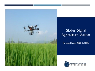 Global Digital Agriculture Market to be Worth US$20.713 billion by 2025