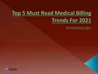 Top 5 Must Read Medical Billing Trends For 2021