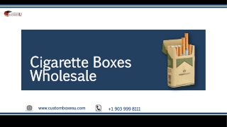Printed Personalized Branded cigarette box wholesale in UK