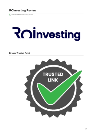 ROinvesting Review