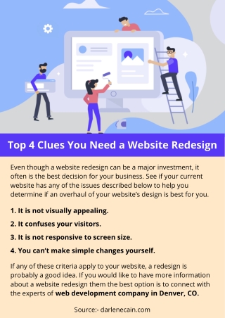 Top 4 Clues You Need a Website Redesign