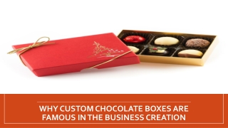 Custom Chocolate Boxes Wholesale | Custom Product Boxes!