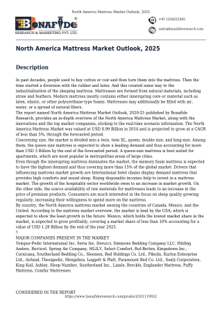 North America Mattress Market Outlook, 2025