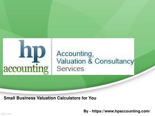 Small Business Valuation Calculators for You