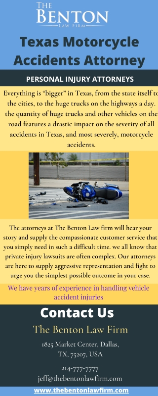 Texas Motorcycle Accidents Attorney