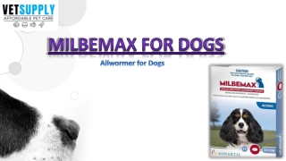 Buy Milbemax Allwormer for Dogs at best price in Australia - VetSupply