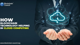 How Blockchain Technology Helping In Cloud Computing