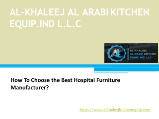 How To Choose the Best Hospital Furniture Manufacturer?