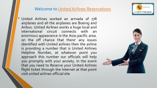 United Airlines Reservations