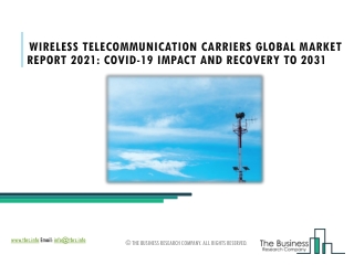 Wireless Telecommunication Carriers Market 2021 Growth and Forecast Survey Till 2025
