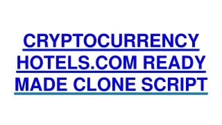 CRYPTOCURRENCY PRICELINE READY MADE CLONE SCRIPT