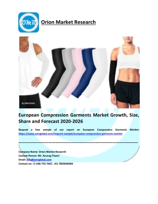 European Compression Garments Market Research and Forecast 2020-2026