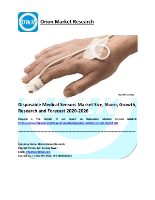 Disposable Medical Sensors Market Research and Forecast 2020-2026