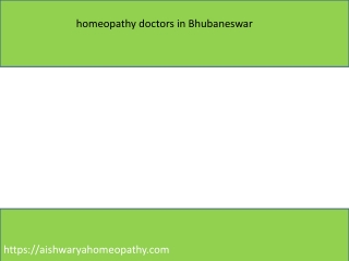 homeopathy doctors in Bhubaneswar