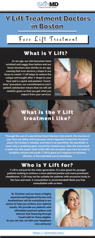 Cosmetic Procedures | Y Lift | Skin MD