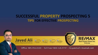 Successful property prospecting 5 tips for effective prospecting