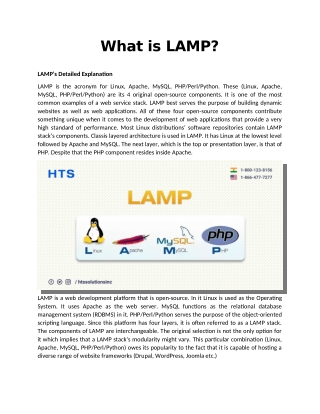 What is LAMP?